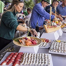 The Sushi Sashimi Bar in the Grand Marquee