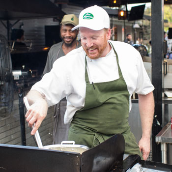 Chef Craig Deihl Grilling Out